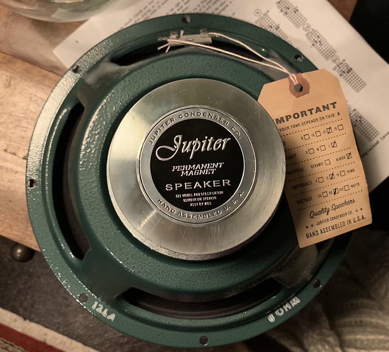 Jupiter Speakers Alnico 12" 50 watt Model 12LA Reverb