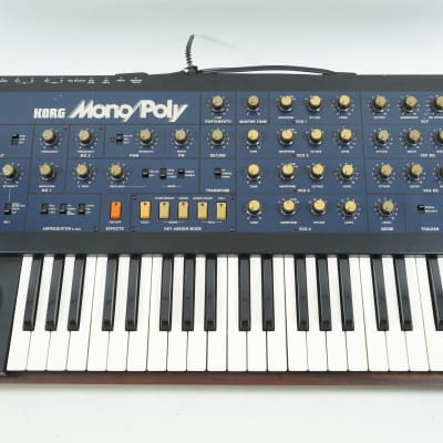 KORG MONOPOLY Model MP-4 Vintage Analog Synthesizer Keyboard Mono/Poly Fully Working