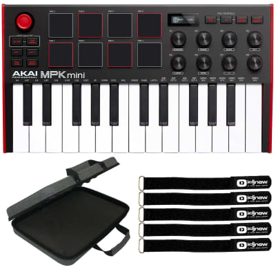 Akai MPK Mini MK3 25-Key Compact USB Keyboard & Pad Controller w Software & Case image 18