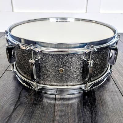 Pearl Export EXR Snare Drum 14" x 5.5" Silver Sparkle w/ Evans Heads image 4