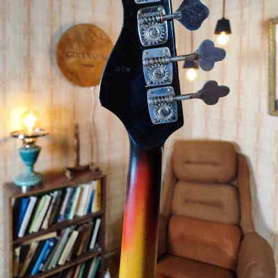 Musima De Luxe 25v Vintage Bass Guitar Jazz Master Jaguar Rare Ddr Gdr Ussr image 12