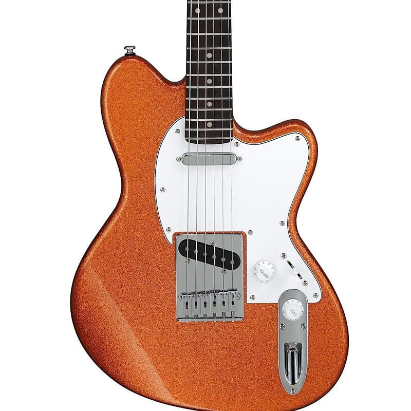 Ibanez Yvette Young YY20 Electric Guitar, Orange Cream Sparkle image 1