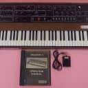 Rare ! Sequential Circuits Prophet 5 Rev 2 fully serviced, w/ survival kit, manual, pedal
