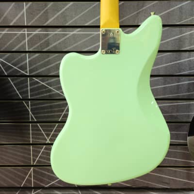 Fender Vintera '60s Jazzmaster Modified Electric Guitar Surf Green & Gig Bag image 6