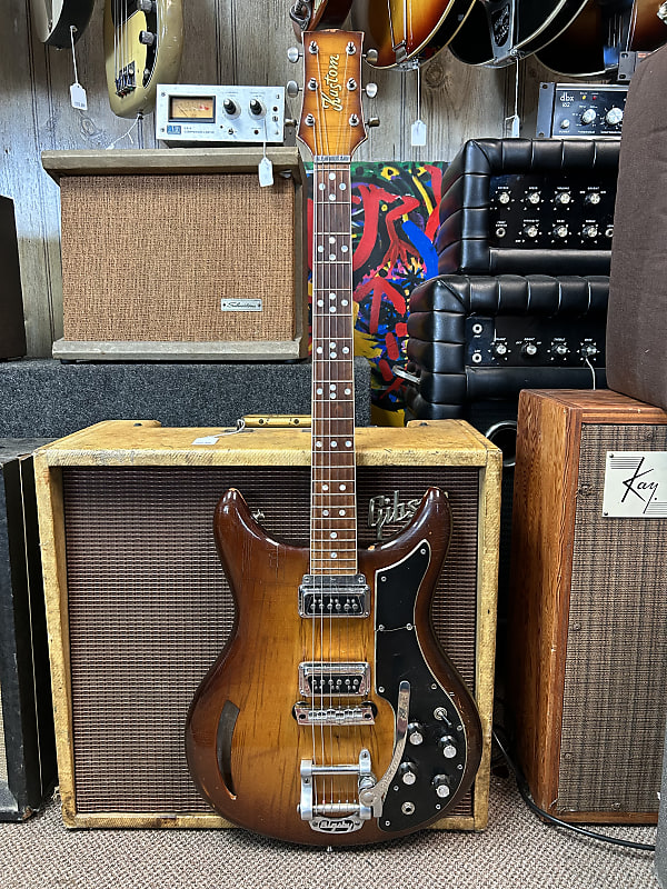 Kustom K200 K200A Electric Guitar 1960s Sunburst Reverb