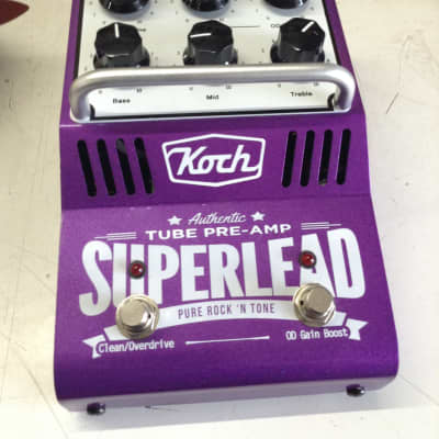 Koch Superlead pedal tube preamp purple | Reverb