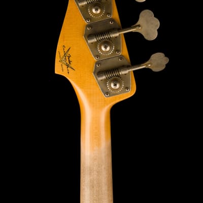 Fender Custom Shop 1964 Jazz Bass Journeyman Relic Super Faded Aged 3-Tone Sunburst image 16
