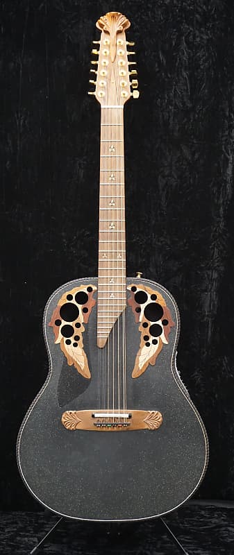 Ovation Adamas 1688 GT Left handed 12 String Acoustic-Electric Guitar 2013 Black image 1