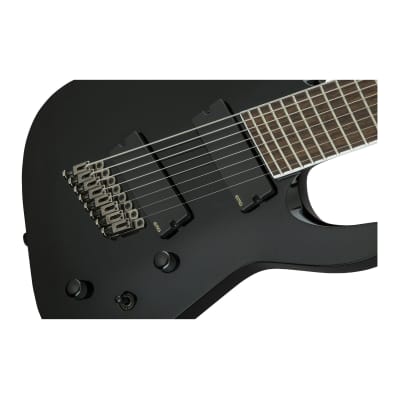 Jackson X Series Soloist Arch Top SLAT8 MS 8-String Electric Guitar with Laurel Fingerboard and Poplar Body (Right-Handed, Gloss Black) image 7
