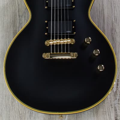 ESP LTD EC-1000 Guitar, Macassar Ebony Fretboard, Vintage Black image 3