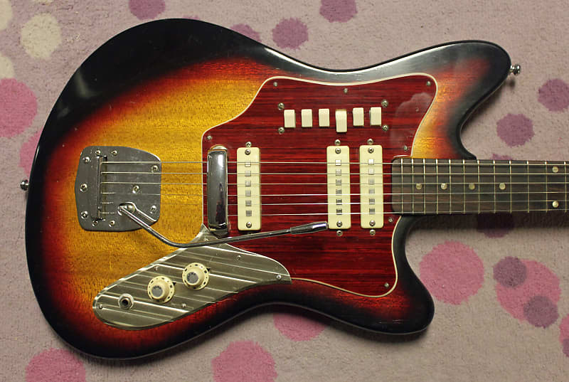 ⭐️ジャパンビンテージ⭐️shinko music pleasant SEL⭐️ 1965 Pleasant Jaguar (Shinko Gakki) Rare Guitar! | Reverb