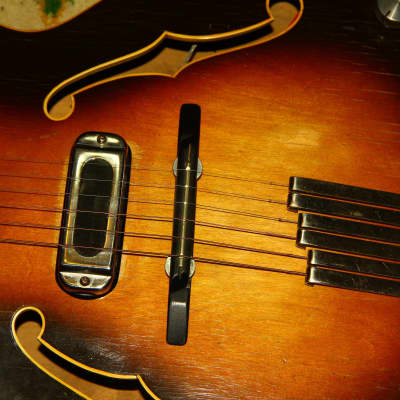 Lignatone  Hollow Body Soviet Electric Guitar jolana musima ORFEUS RARE 60's. image 3