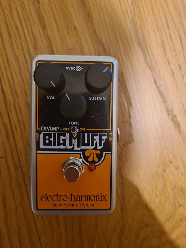 Electro-Harmonix Op Amp Big Muff Pi Reissue 2017 - Present - Black/Orange image 1