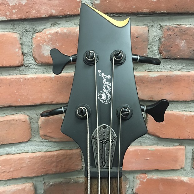 Cort EVL Z4B EMG Bass-Guitar (Black Satin)