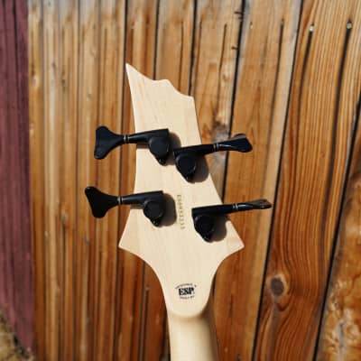ESP BTL-4 - Black Natural Burst 4-String Electric Bass Guitar w/ Case (2024) image 7