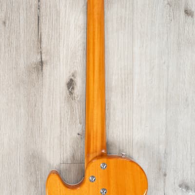 Harmony Standard Jupiter Thinline Semi-Hollow Guitar, Rosewood Fretboard, Sky Blue image 5