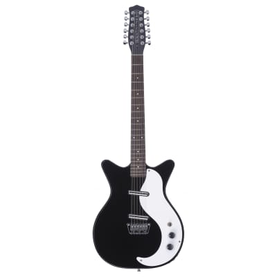 Danelectro '59 Double Cut 12-String BK Black - Electric Guitar Bild 1