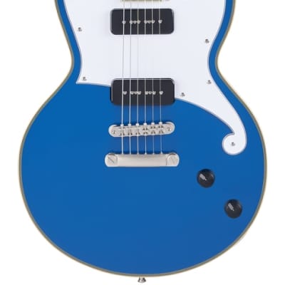 D'Angelico Deluxe Atlantic Limited Edition - Electric Guitar - Sapphire image 2