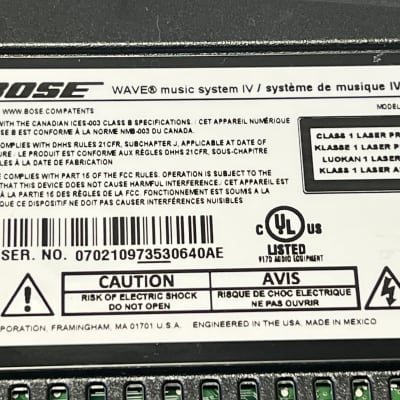 Bose Wave Music System IV w/ Pedestal, Remote & Instructions Bose Wave Music System IV w/ Pedestal, Remote & Instructions