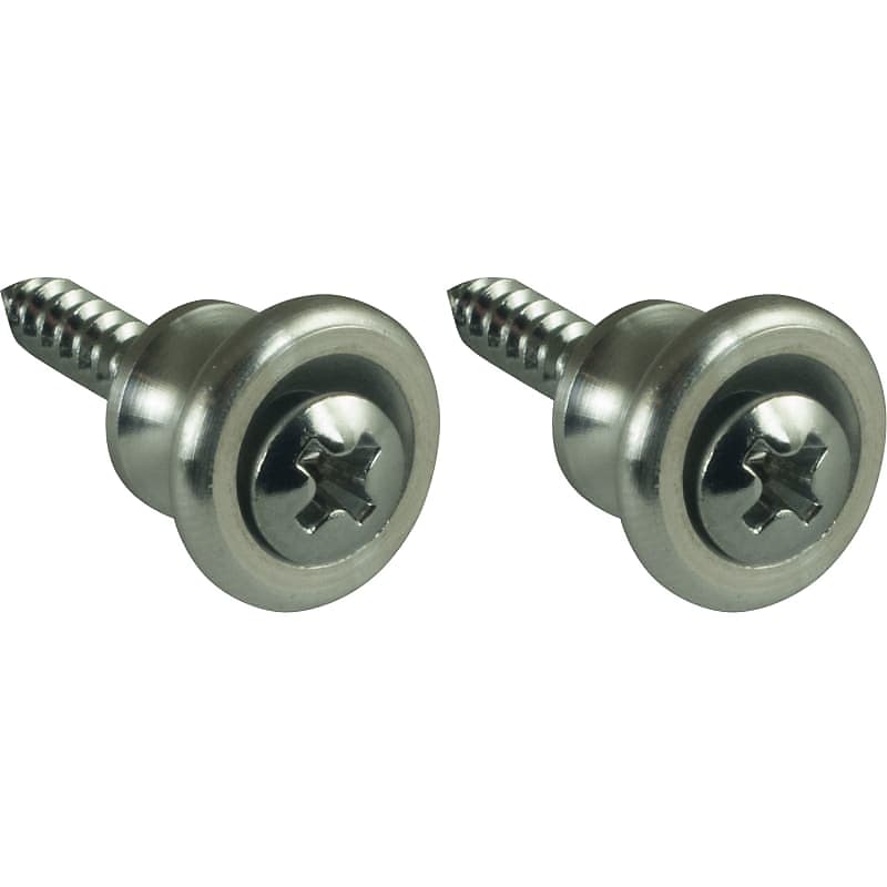 Strap Buttons / Pins - Gotoh, Gibson Style, Color: Aluminum | Reverb