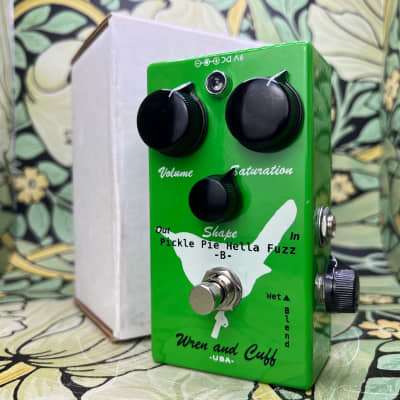 Reverb.com listing, price, conditions, and images for wren-and-cuff-the-pickle-pie-hella-fuzz