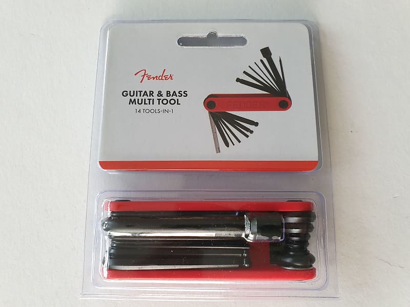 Fender genuine 14 in 1 guitar and bass multi tool 0990654020 image 1
