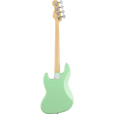 Fender American Performer Jazz Bass, Maple Fingerboard, Satin Surf Green image 2