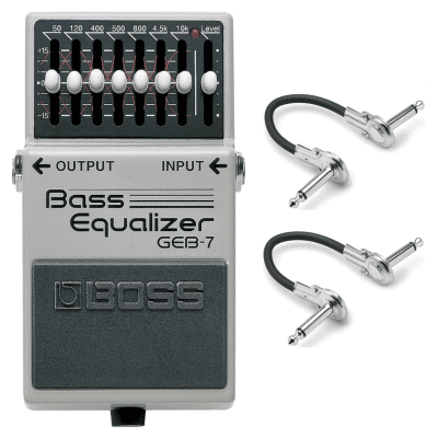 Boss GEB-7 Bass EQ Equalizer MIJ Made Japan Guitar Effects Pedal 