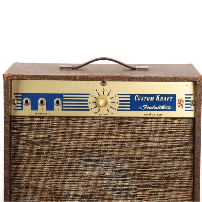 1960s Custom Kraft Fireball 600 Combo Amplifier image 3