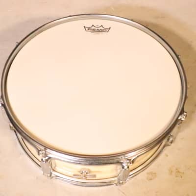 Camco 5x14 Tuxedo Snare Vintage 1960's White Marine Pearl image 9