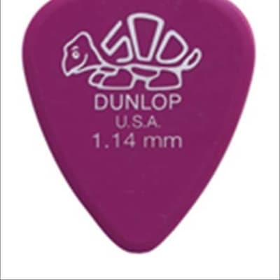 Dunlop Guitar Picks  Delrin 500  12 Pack  1.14mm