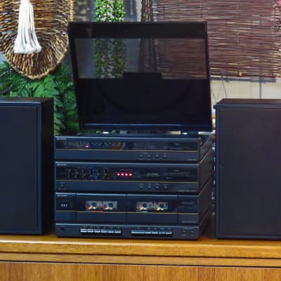 Vintage 1980s Sharp SG-F550 Home Stereo System + Bluetooth See VIDEO image 19