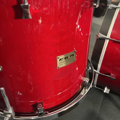 Pork Pie USA Custom 13/18/22" Drum Set Kit in Red Gloss Lacquer image 4