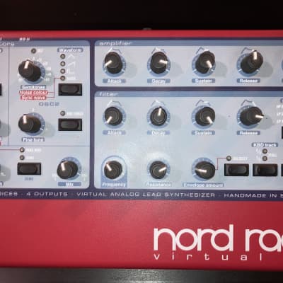 Nord 2X Rack 20-Voice Rackmount Virtual Analog Lead Synthesizer | Reverb