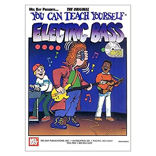 Mel Bay - You Can Teach Yourself Electric Bass Book and CD image 1