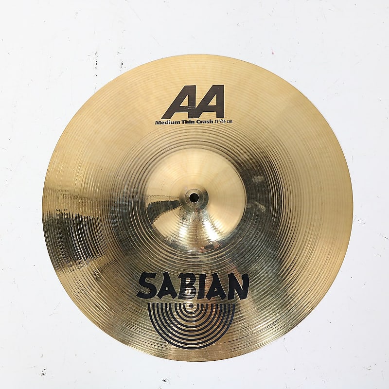 Sabian 17" AA Medium Thin Crash Cymbal 2006 - 2010 image 1