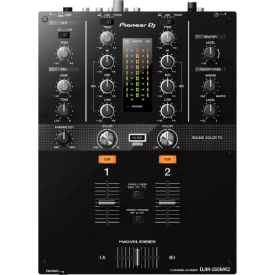 Pioneer DJ DJM-250MK2 DJ Mixer (Black) image 2