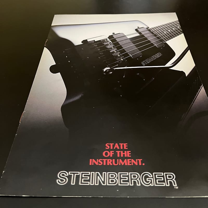 Steinberger Catalogue,Case Sticker, Picks Reverb