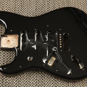 Fender Standard Stratocaster Body **LEFTY** 2006 Black image 1