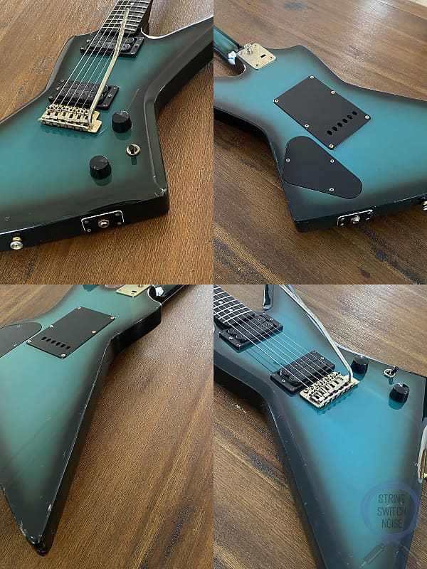 Aria Pro II, Explorer, ZZ Deluxe, Blue Black Burst, MIJ