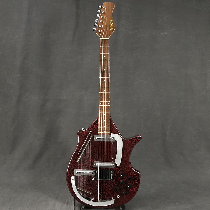 Stars ELS-1 Electric Sitar Red Crack - Shipping Included*