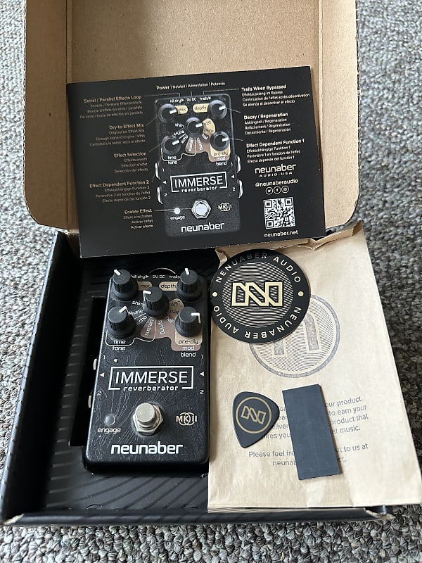Neunaber Audio Immerse Reverberator MKII Reverb Pedal V2 Neunaber Audio Immerse Reverberator MKII Reverb Pedal V2