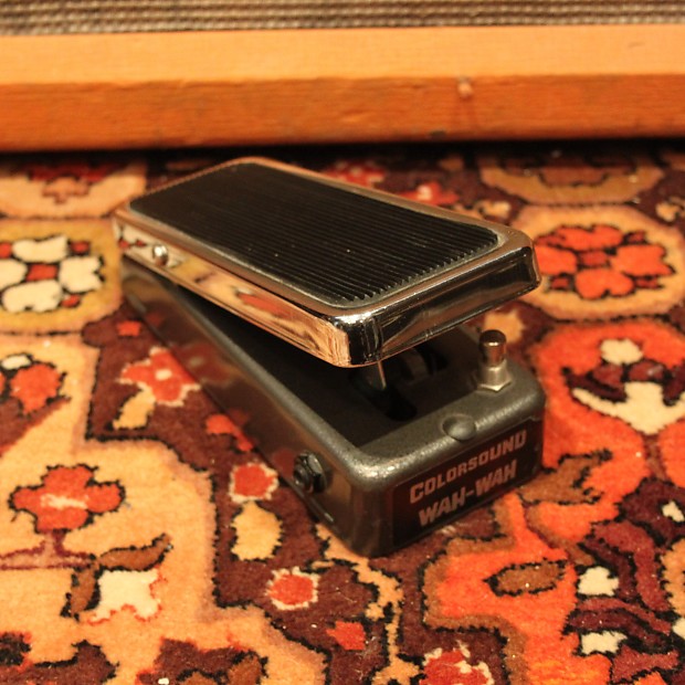 Vintage 1970's Colorsound Wah-Wah Pedal Solarsound Carlsbro
