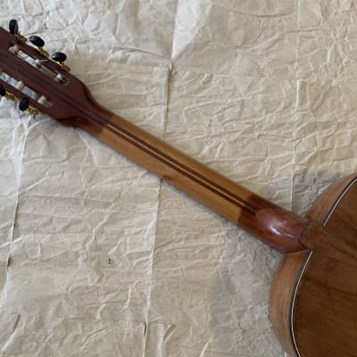 Agatino Patane' Classical Parlor Guitar 50s 60s Sicily Italy handmade all solid woods VGC with pro Artonus Hardcase image 16