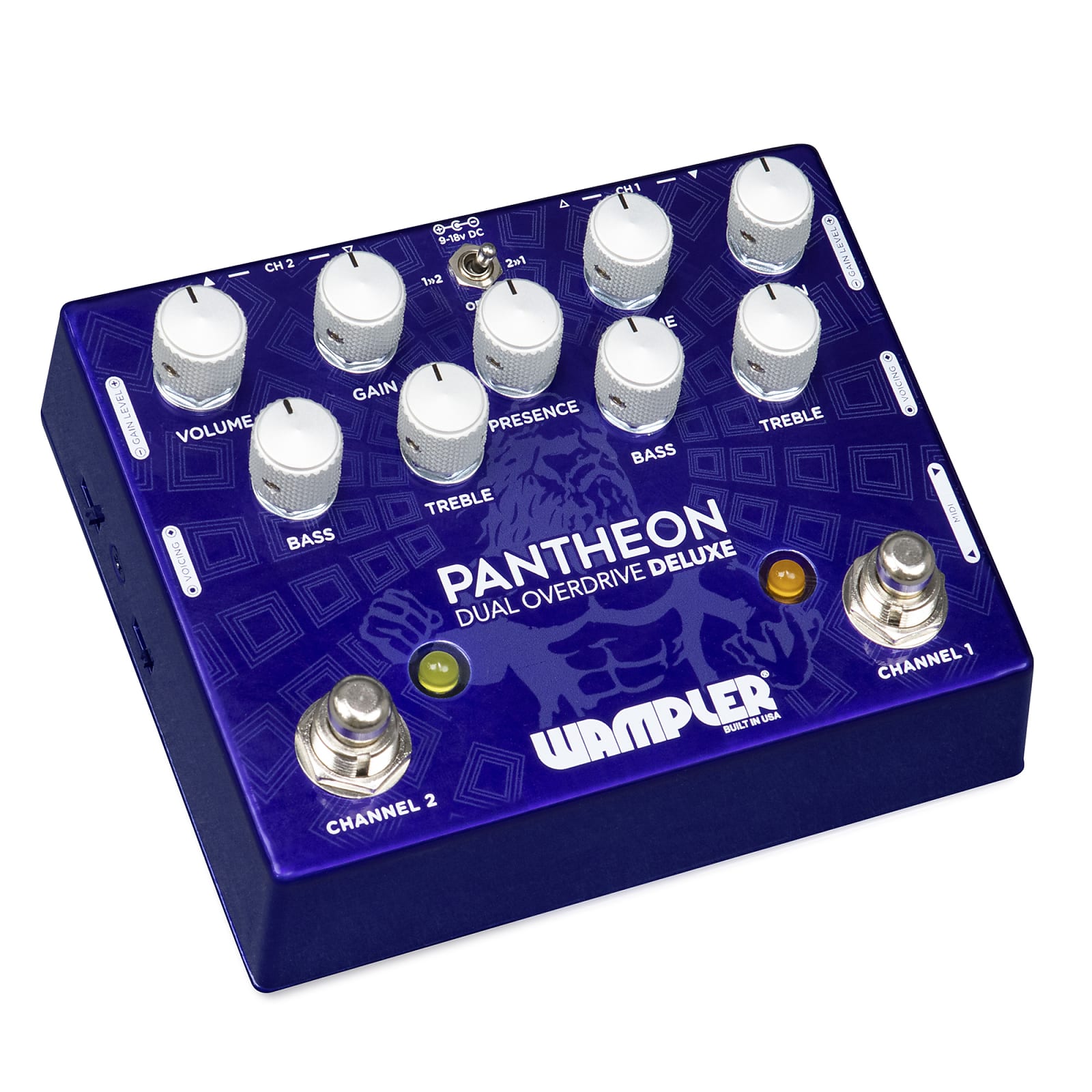 Wampler Dual Pantheon Deluxe Overdrive Effects Pedal