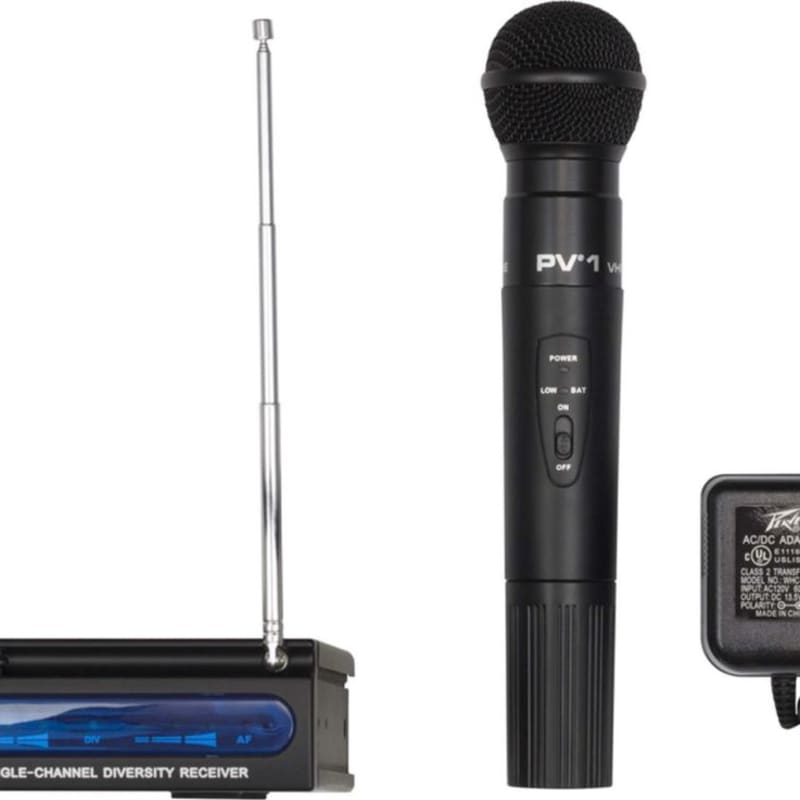 Peavey PV 1 V1 Handheld 203.400MHz Wireless Microphone System by