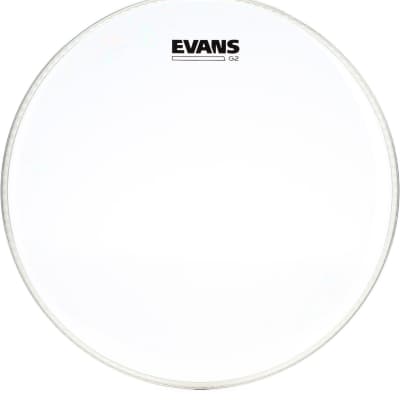 Evans G2 Clear Drumhead - 14 inch  Bundle with Evans Genera Resonant Drumhead - 14 inch image 2