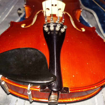 A.R. Seidel Sized 4/4 violin, Germany, 1998,  Stradivarius Copy, with Case & Bow image 18
