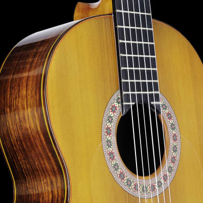Graciliano Perez flamenco guitar "negra" Cedar + Indian Rosewood 2022 image 6