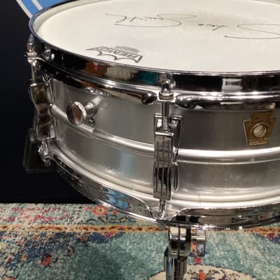 Steve Smith's Ludwig - 14"x5" Acrolite Snare Drum 1968. Authenticated! image 6